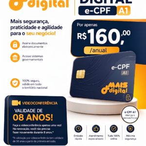 Certificado Digital e-CPF