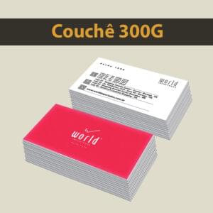 Cartões de Visita Couchê 300G