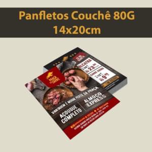 Panfletos - A5 Reduzido - 14x20cm - Couchê 80g