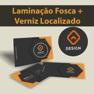 Cartões de Visita Elegante - Com Cantos Retos